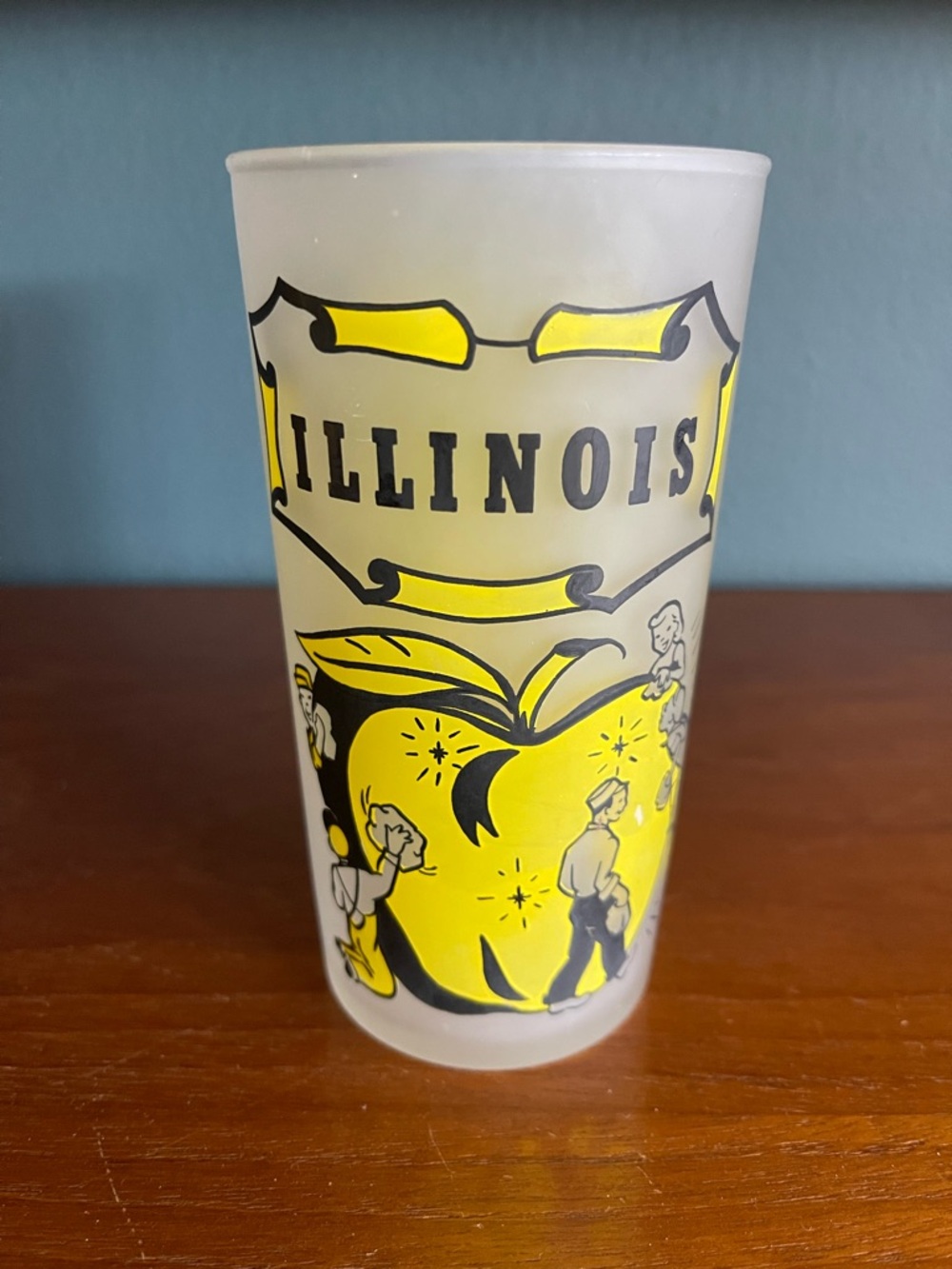 Hazel Atlas “Illinois” Drinking Glass